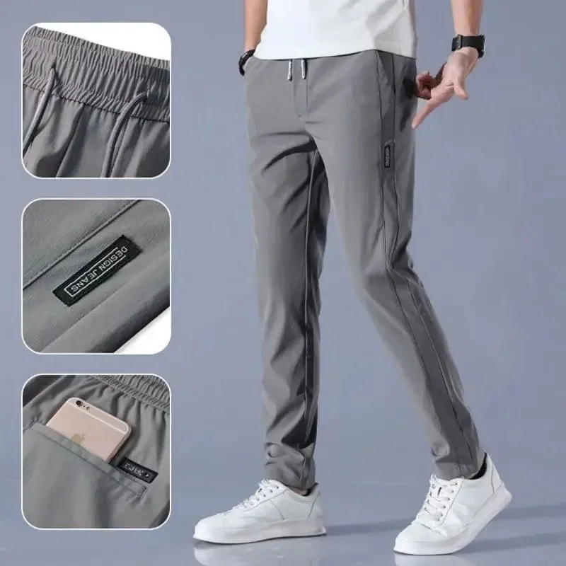 Comfortable Men's joggers, Fast Dry Stretch Pants with 3D Tailoring - Slimming & Stylish