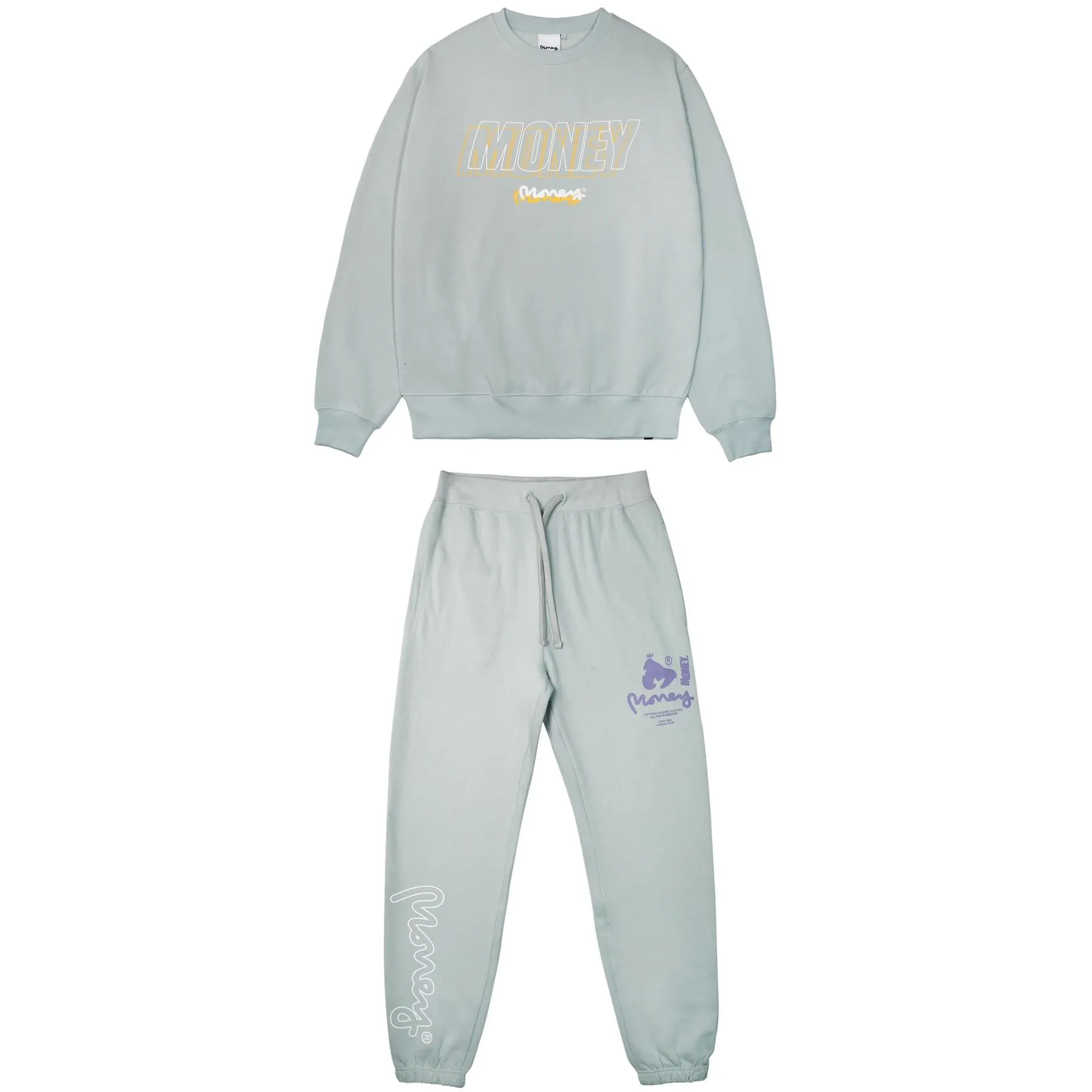 Compound Crew Tracksuit Baby Blue