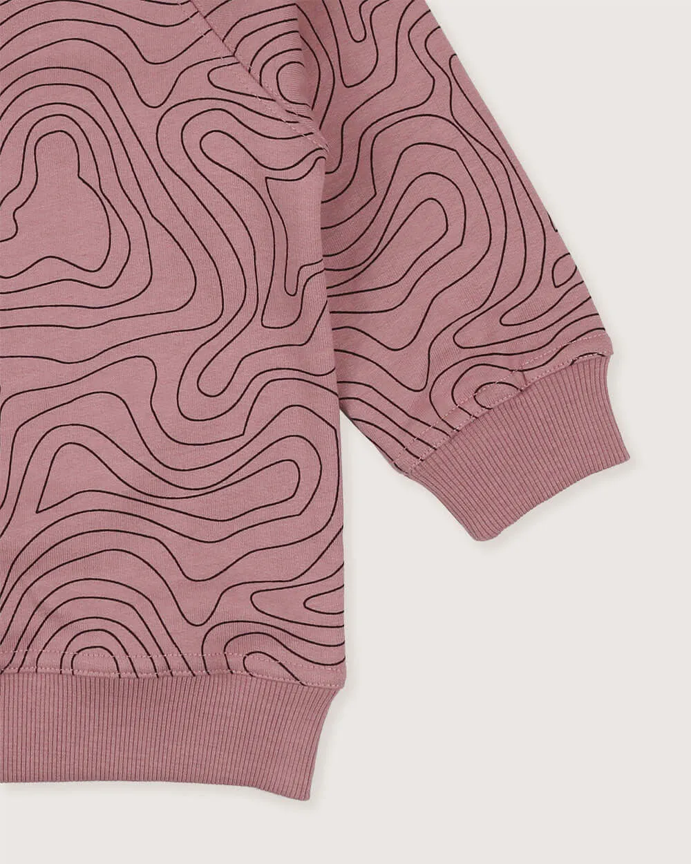 Contour Print Sweatshirt