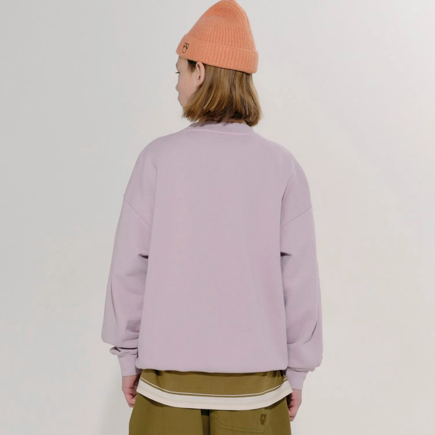 Cotton Bubble Sweatshirt - Rose