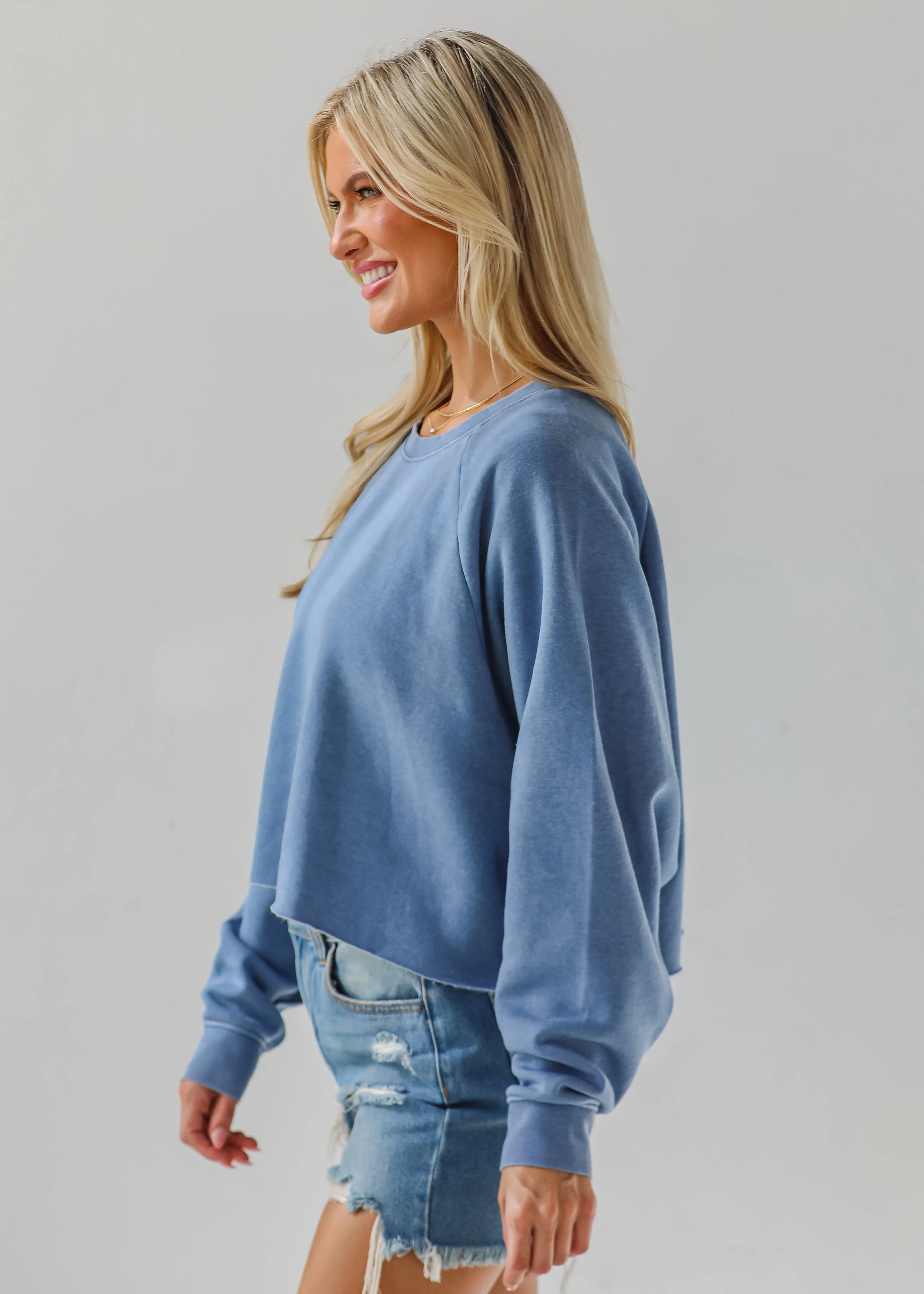 Coveted Ease Cropped Pullover - DU DEAL