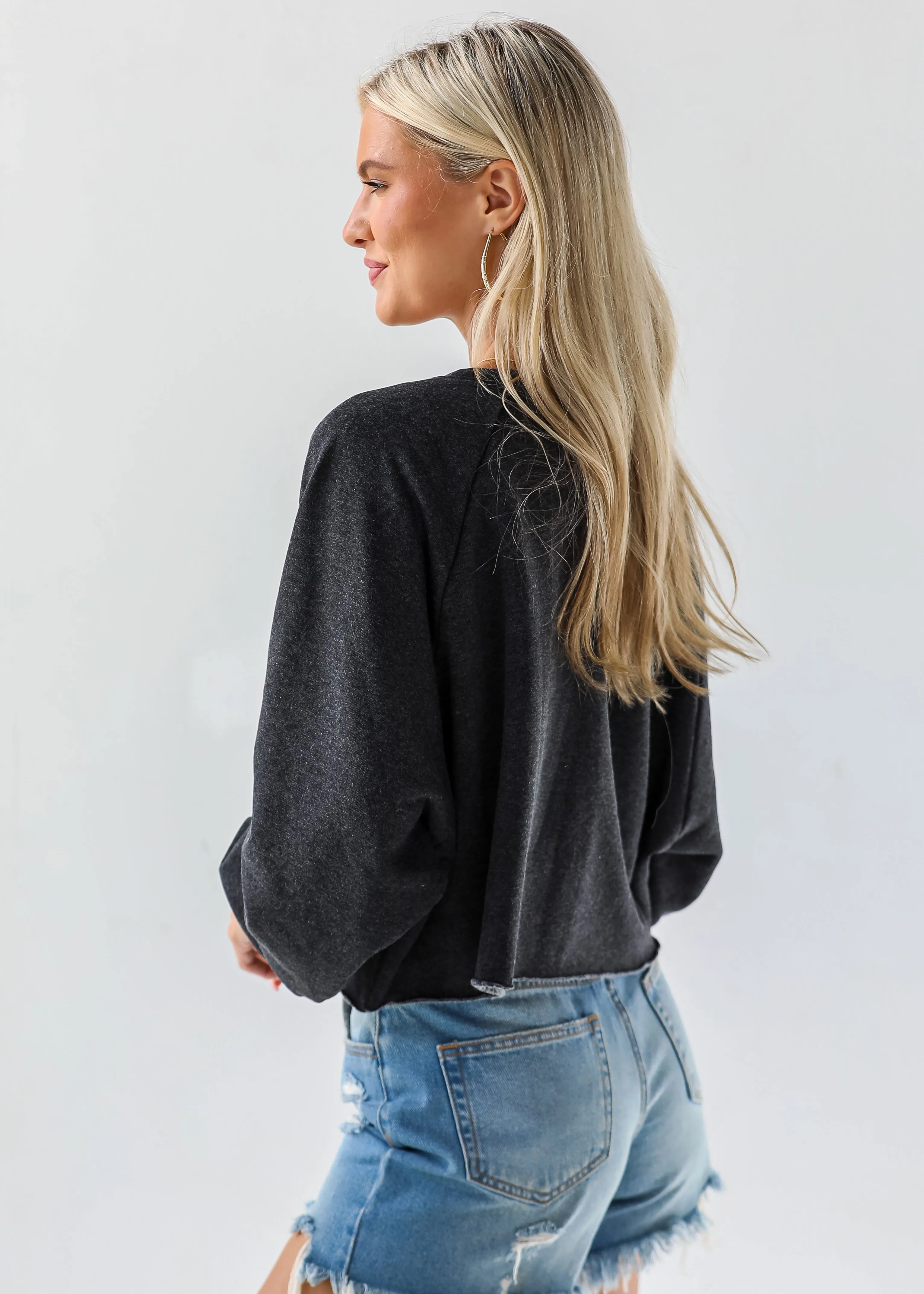 Coveted Ease Cropped Pullover - DU DEAL