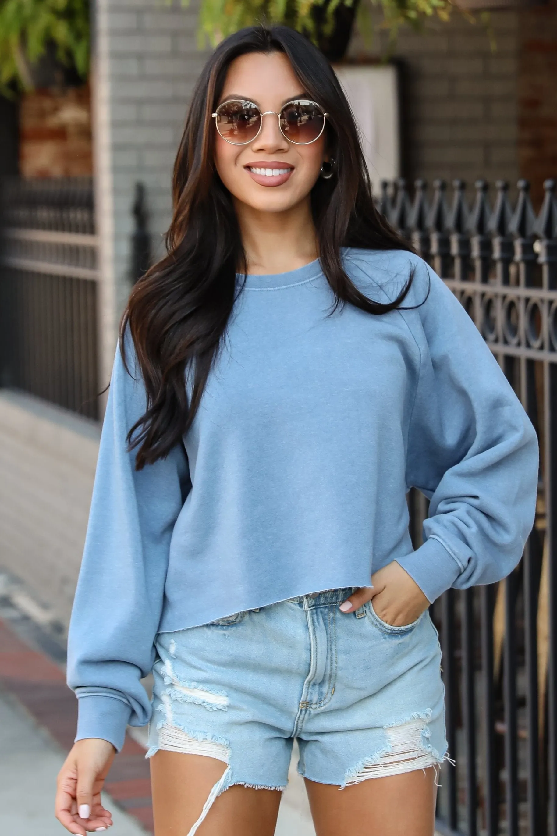 Coveted Ease Cropped Pullover - DU DEAL