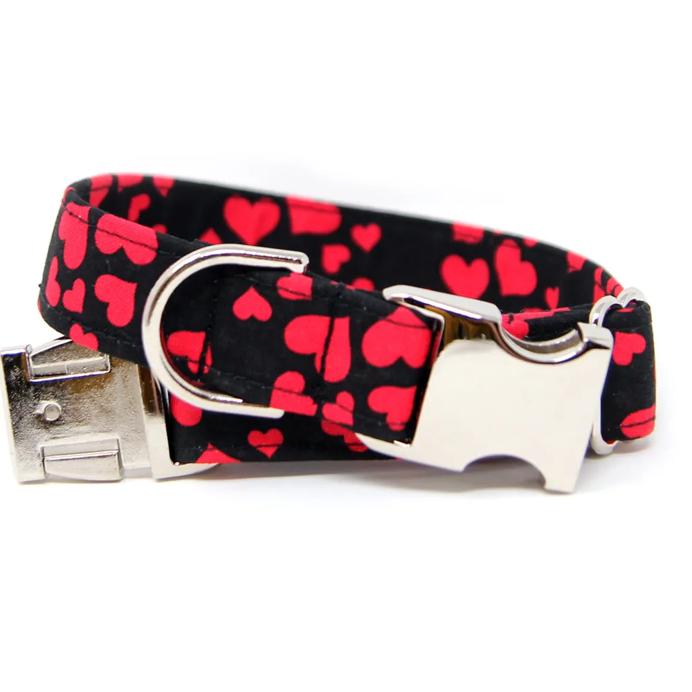 Cupid Hearts Dog Collar