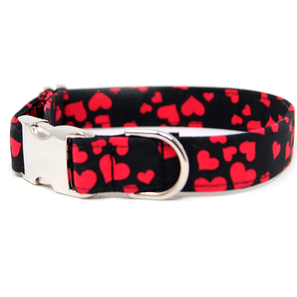 Cupid Hearts Dog Collar