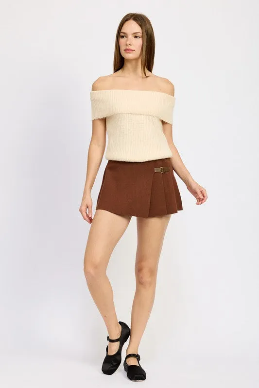 Dahlia Pleated Mini Skort