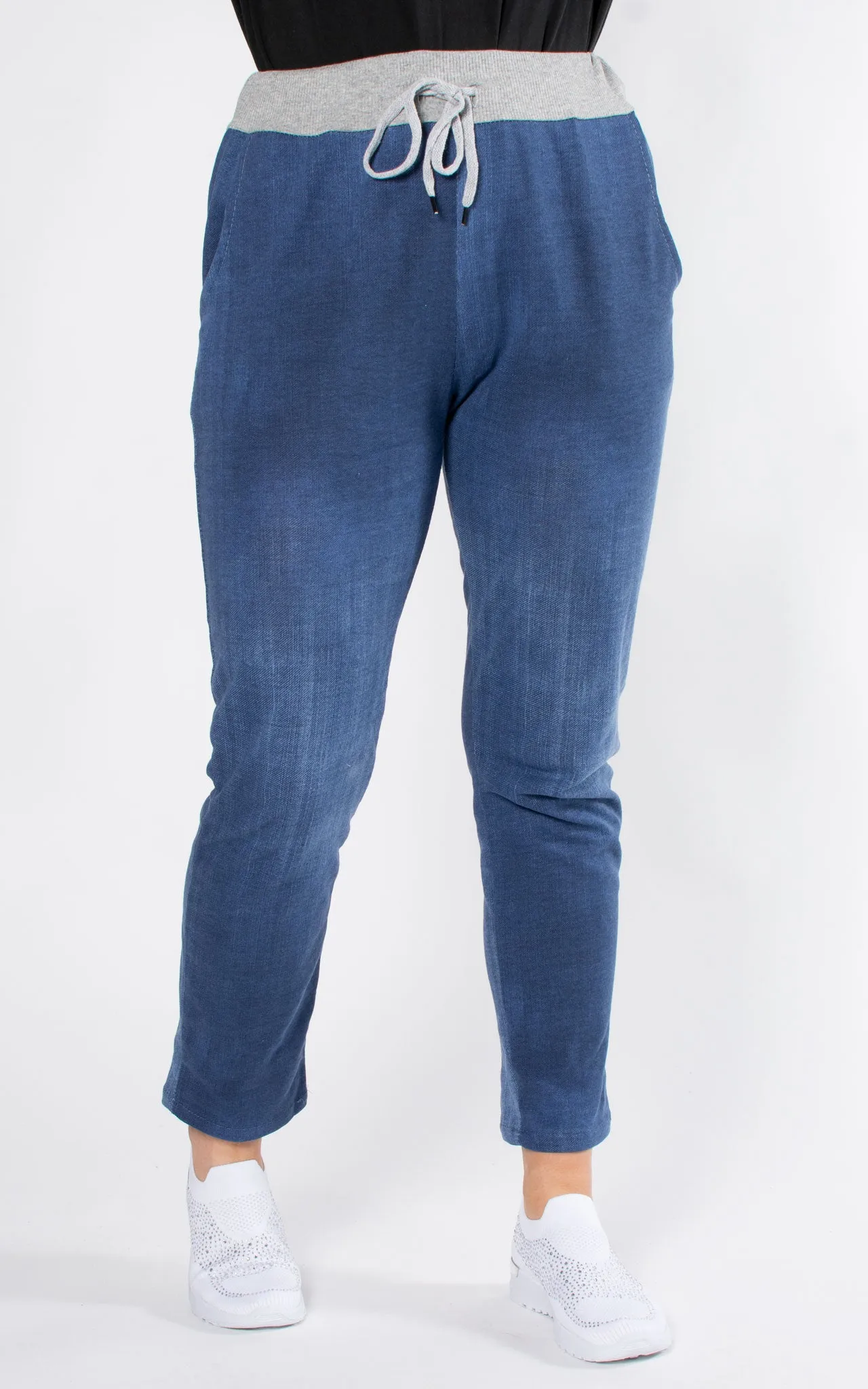 Dark Denim Joggers