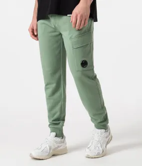 Diagonal Raised Fleece Cargo Joggers