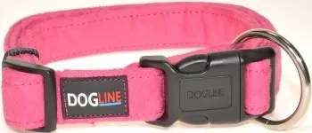 Dogline Comfort Microfiber Flat Collar