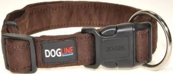 Dogline Comfort Microfiber Flat Collar