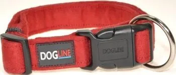 Dogline Comfort Microfiber Flat Collar