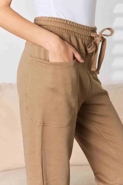 Dorothy- High Rise Relaxed Joggers - Mocha - Risen - Exclusively Online