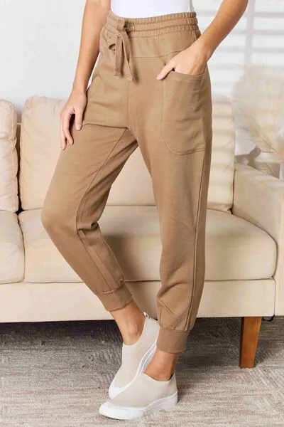 Dorothy- High Rise Relaxed Joggers - Mocha - Risen - Exclusively Online