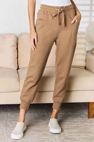 Dorothy- High Rise Relaxed Joggers - Mocha - Risen - Exclusively Online