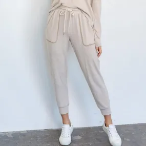 Drawstring Jogger (Oatmeal)