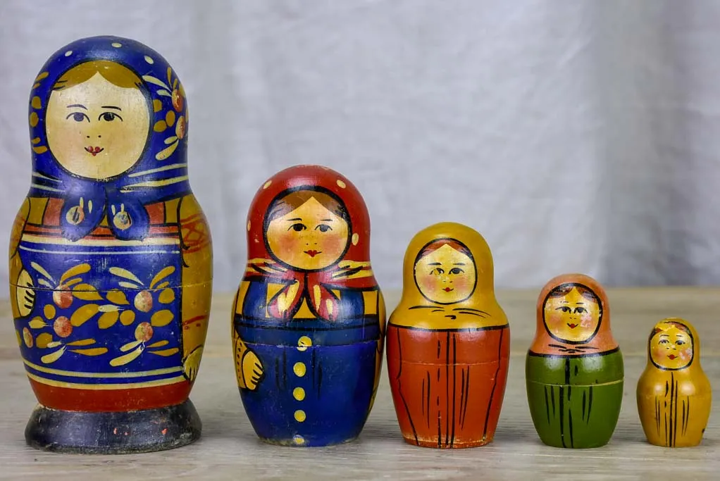 Early 20th Century Russian Babooshka - Russian dolls