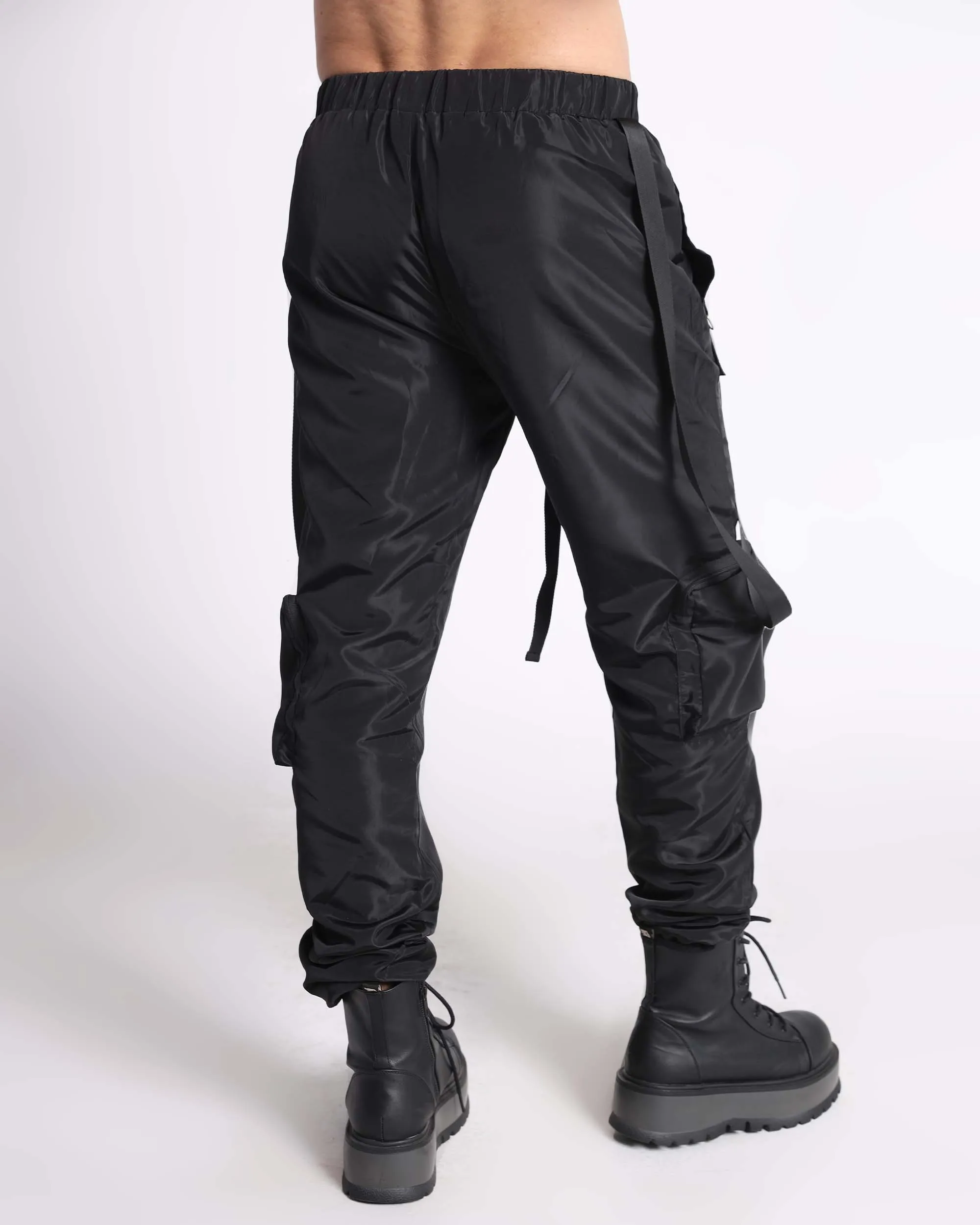 Endless Glow Joggers with Cargo Pockets & Straps