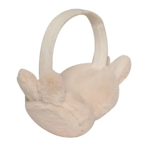 FabSeasons Beige Bunny Winter Outdoor Ear Muffs