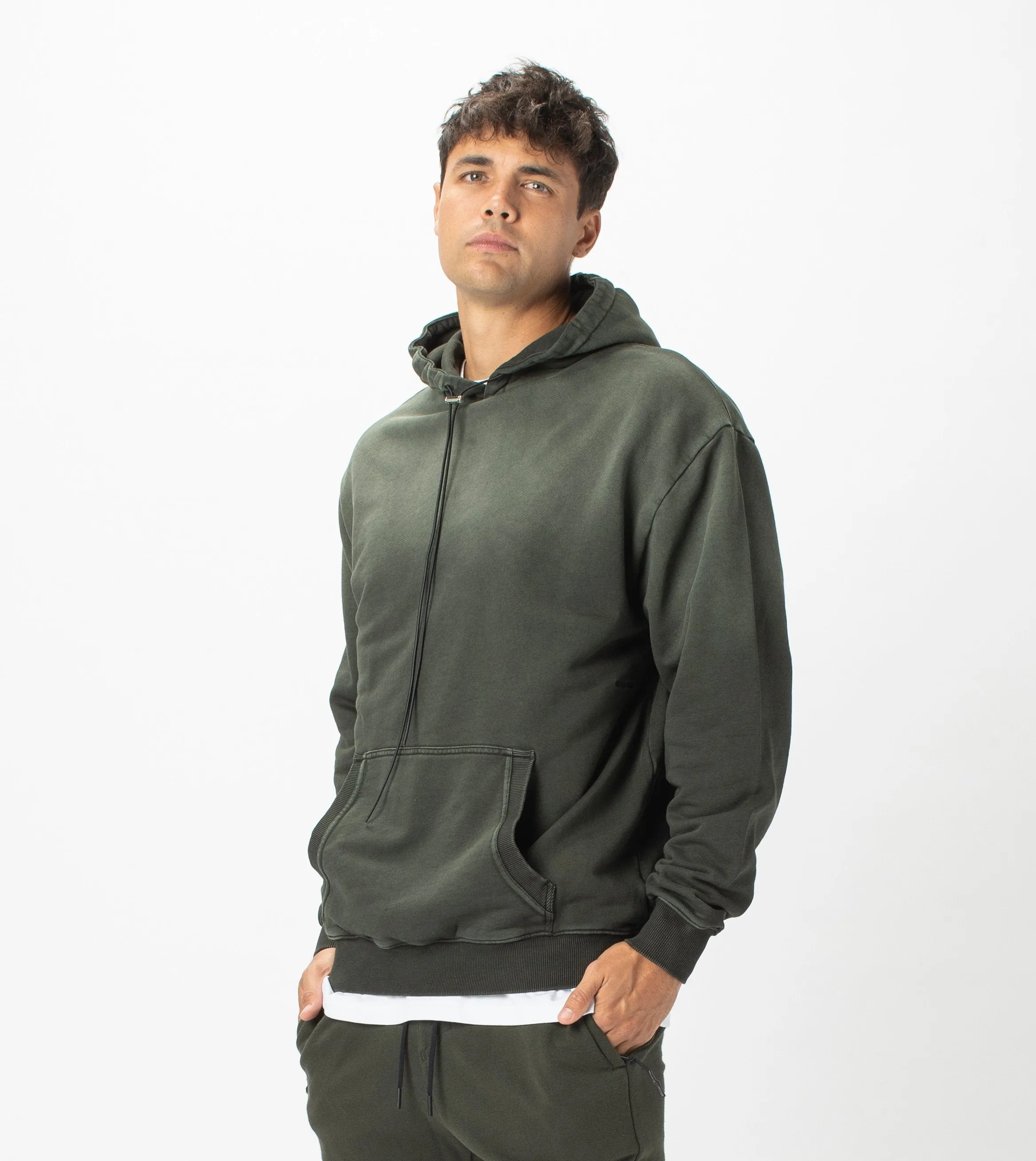 Field Hood Sweat GD Dk Army