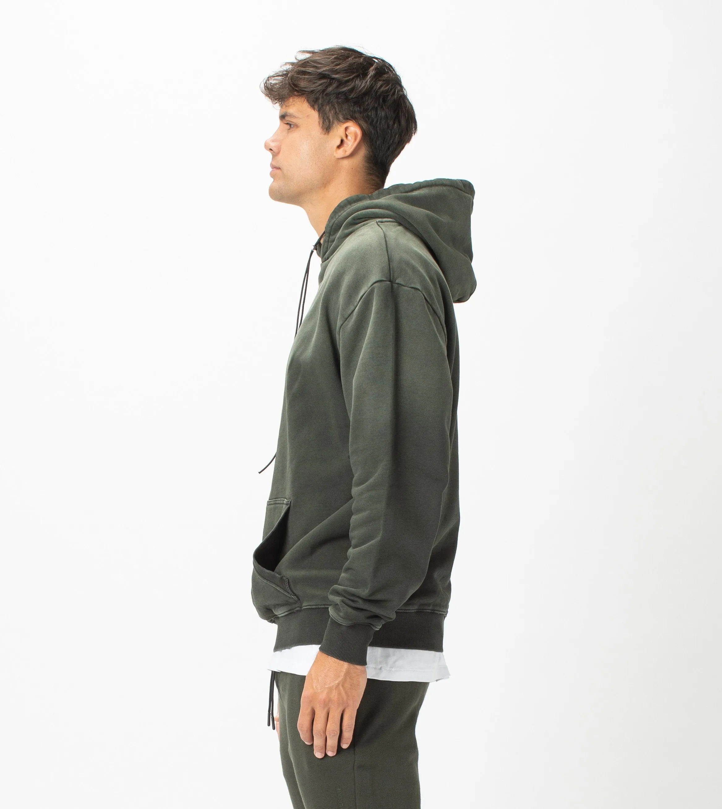 Field Hood Sweat GD Dk Army