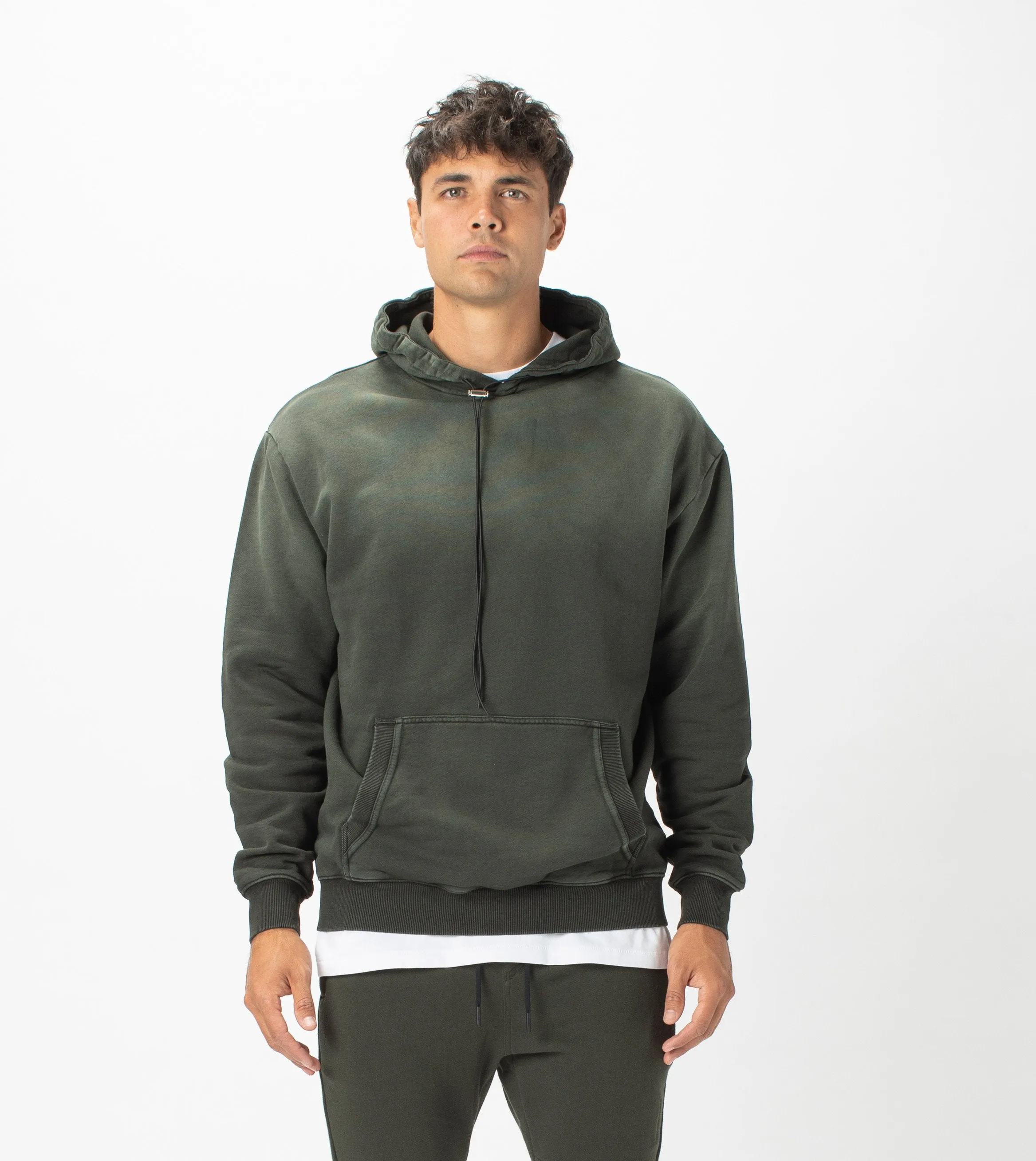 Field Hood Sweat GD Dk Army