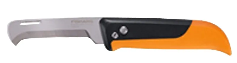 Fiskars 340140-1001 Produce Knife, 7-1/4 in OAL, 3 in L Blade, Stainless Steel Blade, Curved Tip Blade :EA: QUANTITY: 1