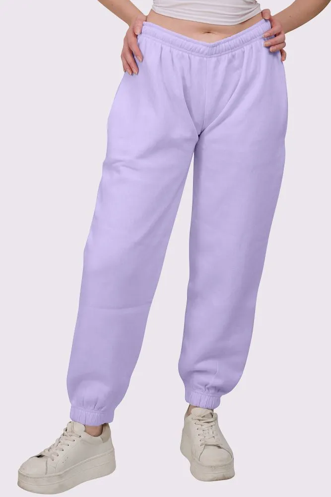 Fleece Full Length Closed Hem Jogging Bottom