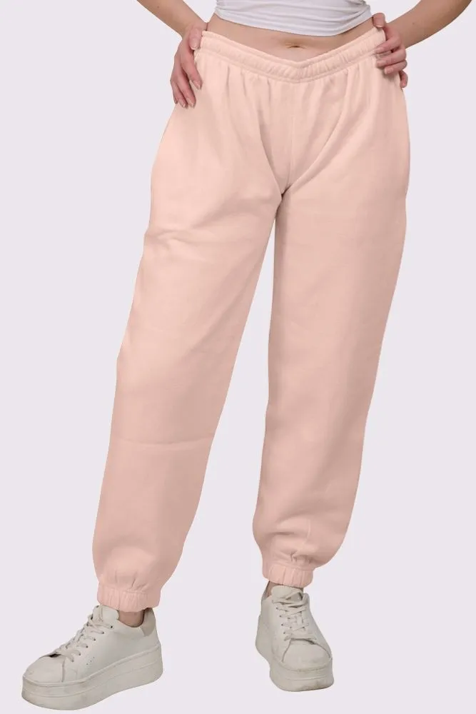 Fleece Full Length Closed Hem Jogging Bottom