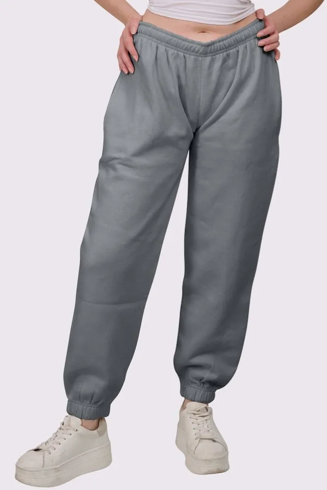 Fleece Full Length Closed Hem Jogging Bottom