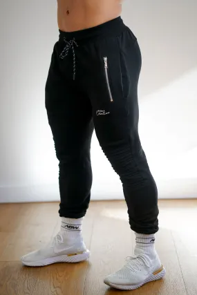 Fleece Track Pants - Black