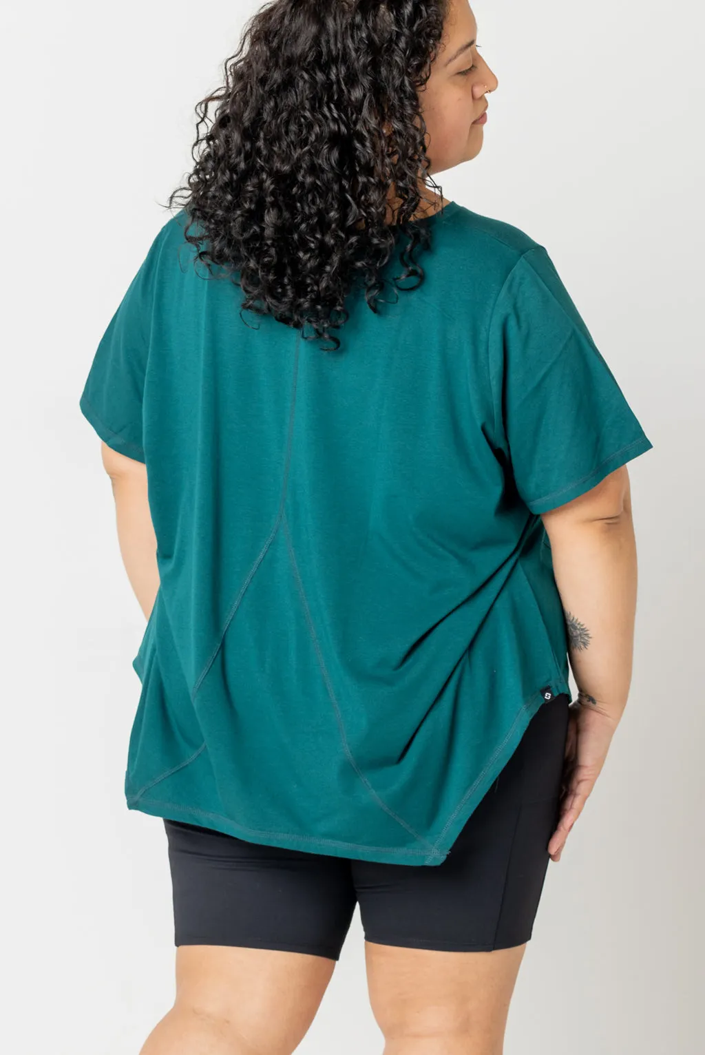 Flow Tee - Forest Green - FINAL SALE