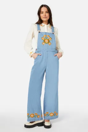 Folk Embroidered Overall