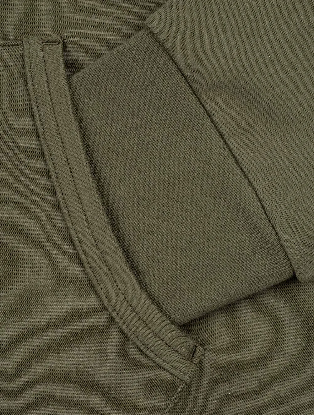 Full Zip Hoodie Olive