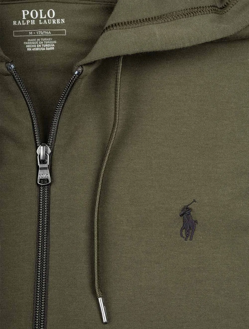 Full Zip Hoodie Olive