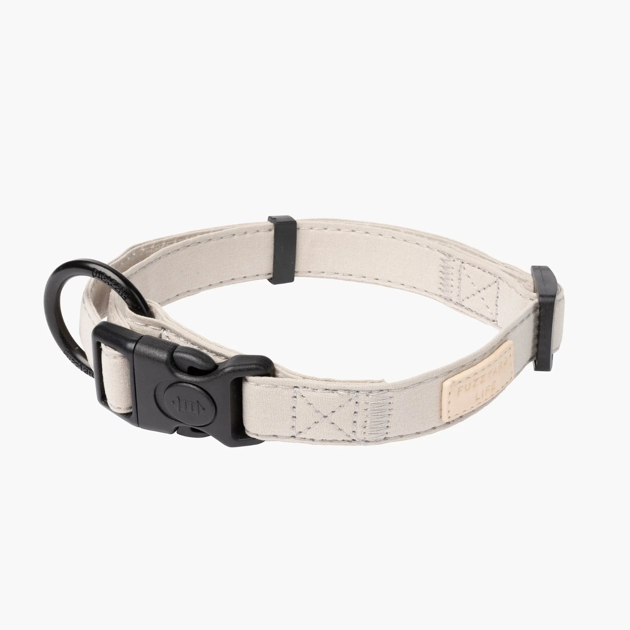 FuzzYard Life Sandstone Dog Collar – Stylish, Comfortable & Durable