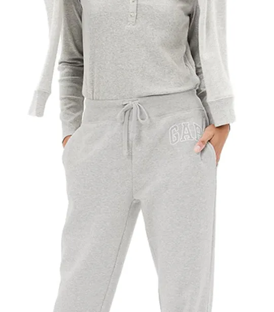 Gap Logo Fleece Joggers Light Heather Gray