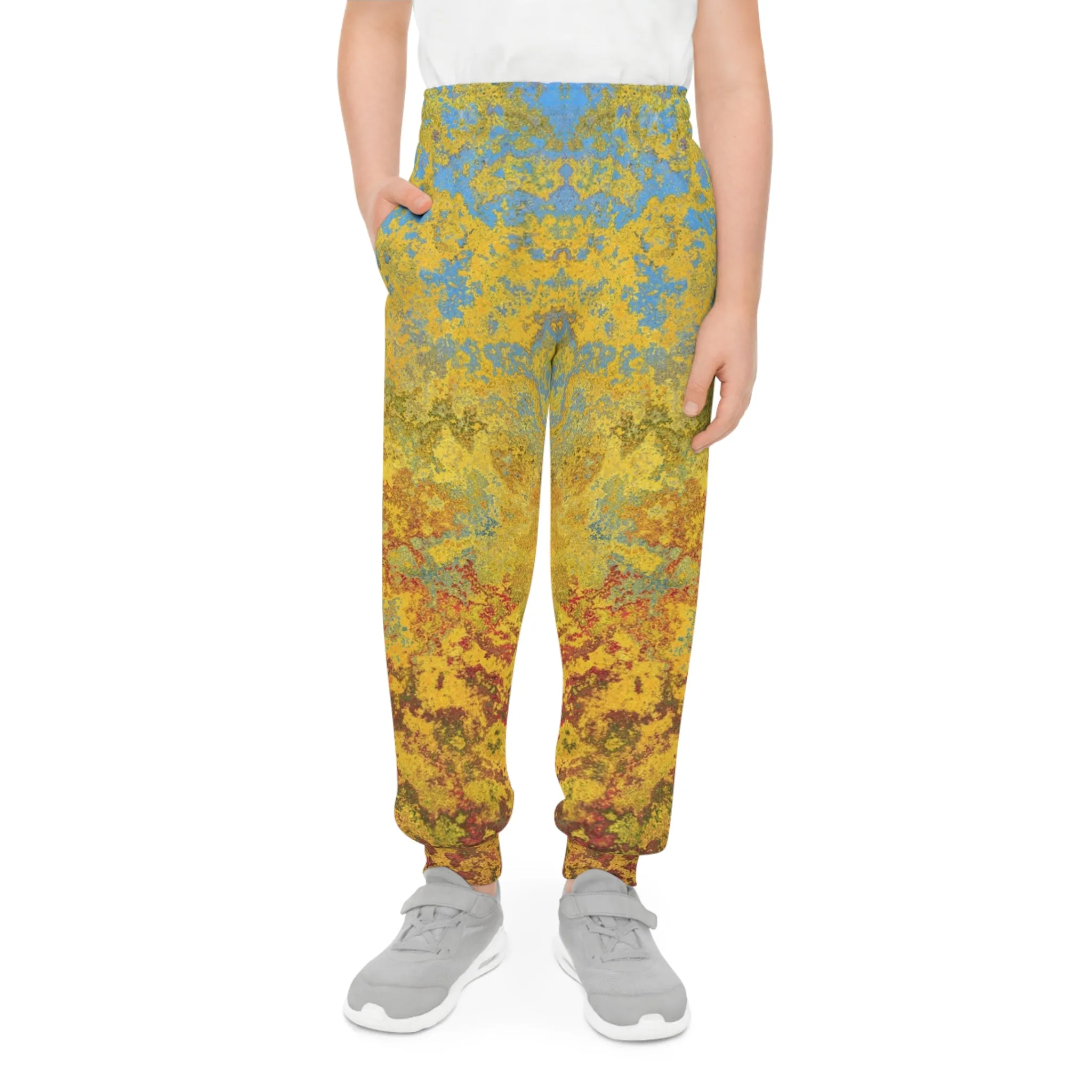 Gold and blue spots - Inovax Youth Joggers