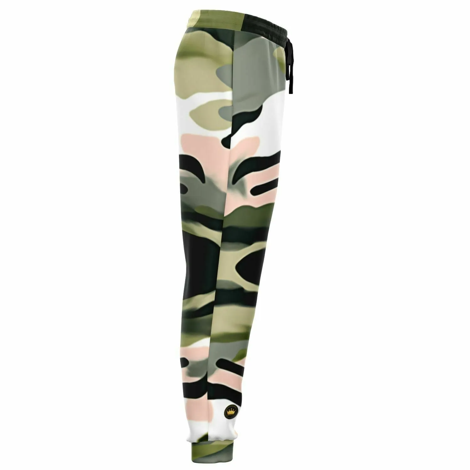 Green Mirage Celtic Cross Eco-Poly Camo Unisex Joggers