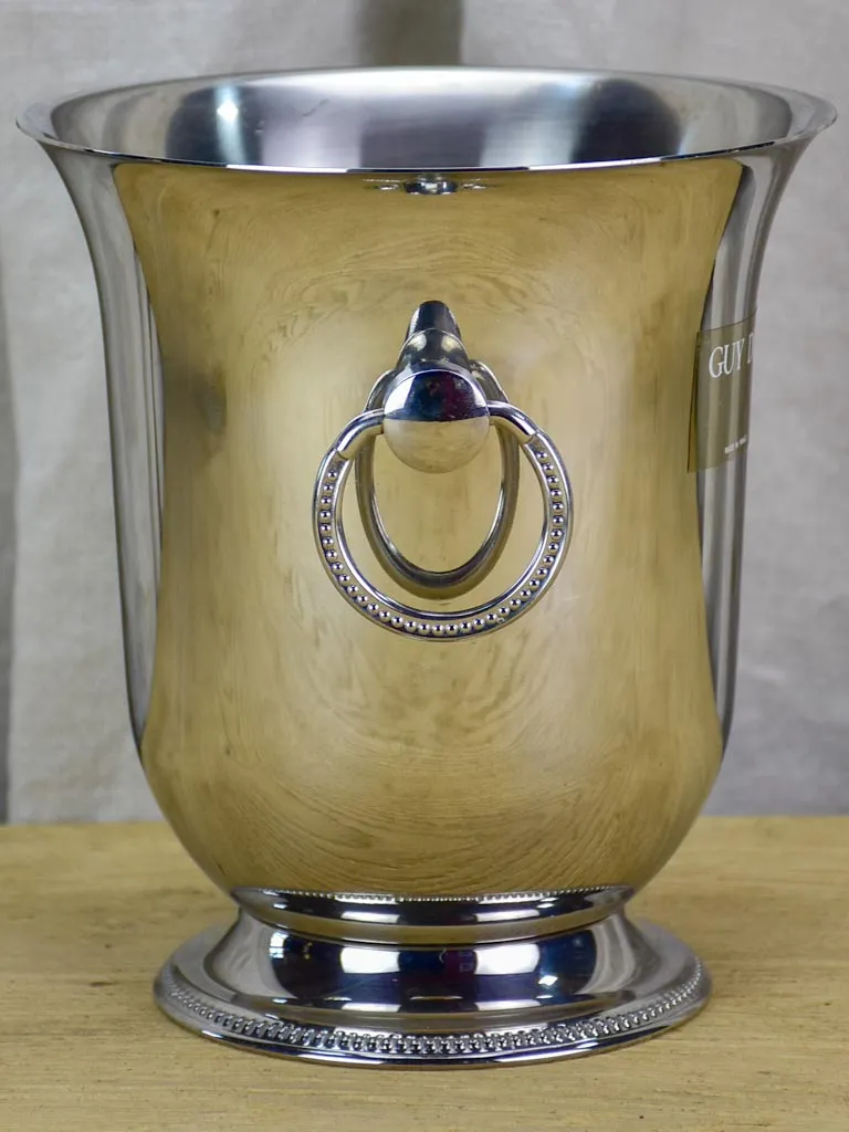 Guy Degrenne champagne bucket - stainless steel