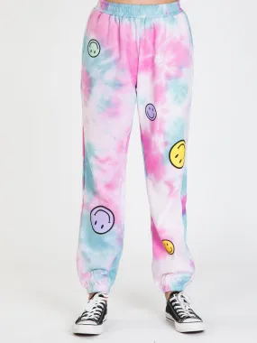 HARLOW SMILEY TIE DYE JOGGER - CLEARANCE