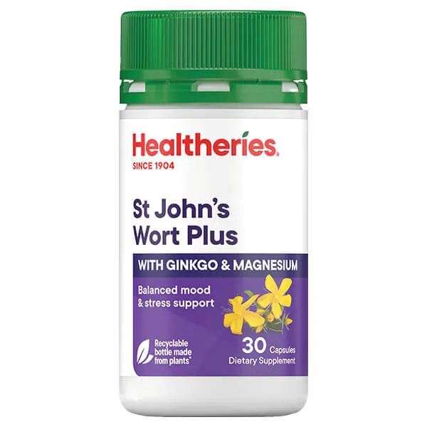 Healtheries St Johns Wort Plus 30 Tablets