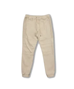 Henleys Blake Moto Jogger Pants (Stone)