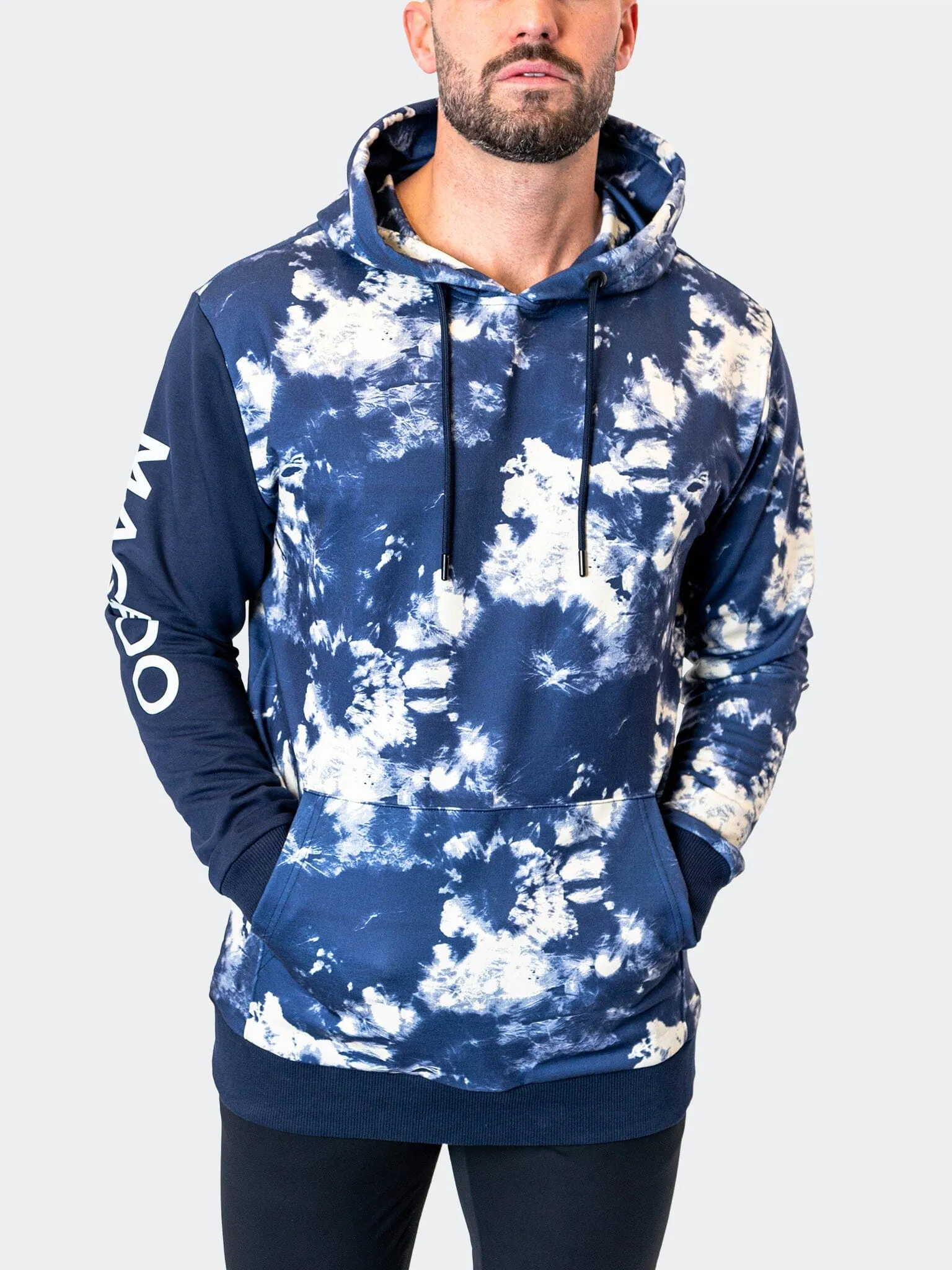 Hoodie DyePanel Blue