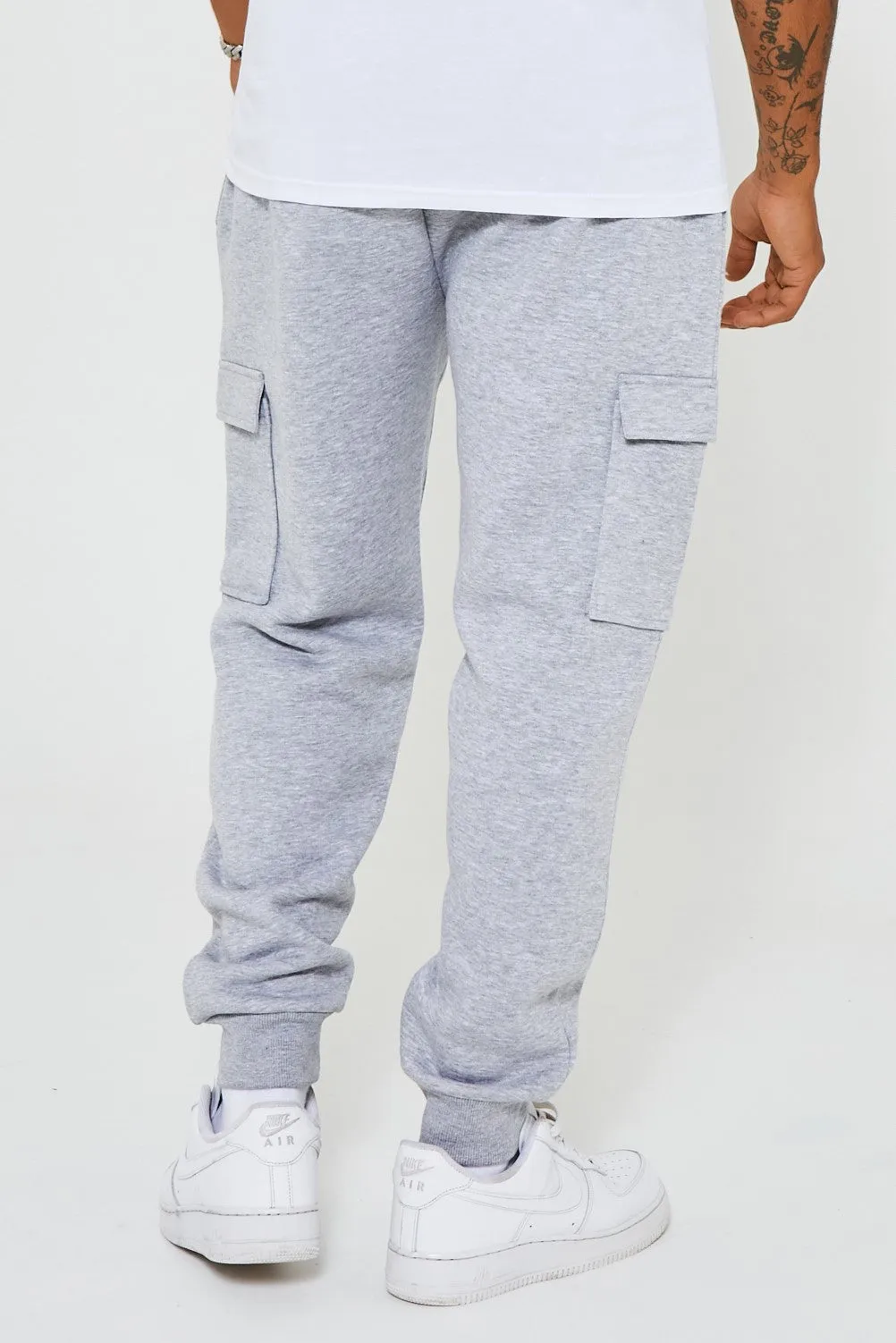 Hoxton Cargo Fleece Jogger - Grey