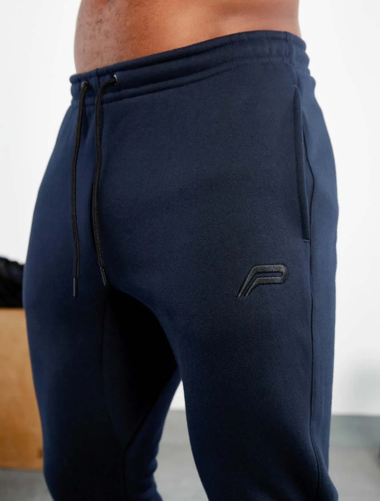 Icon Tapered Joggers - Dark Navy