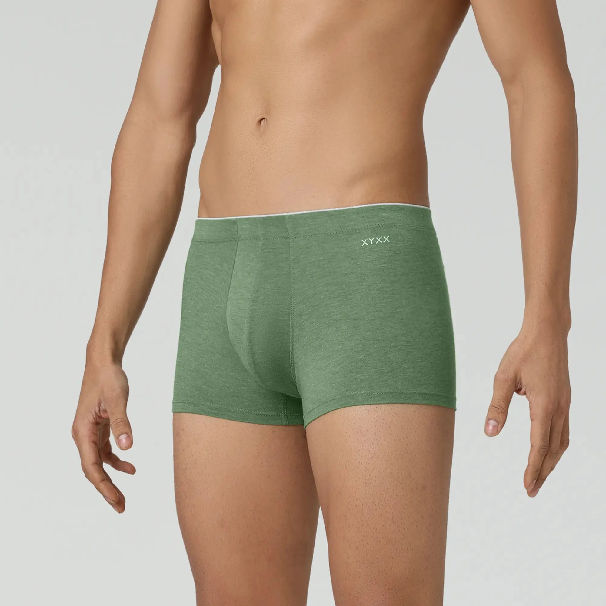 Inner Elastic Medley Trunks Olive Green