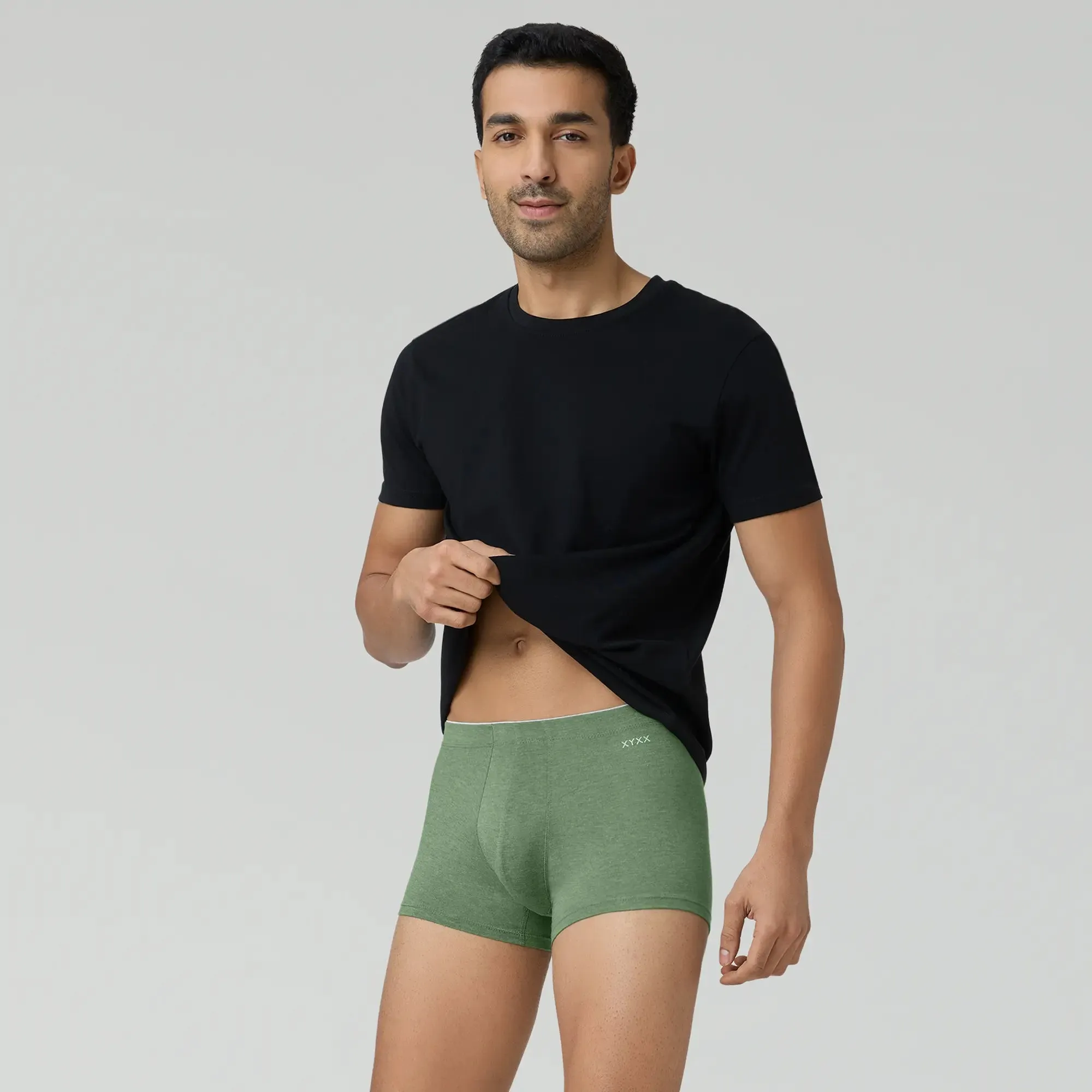 Inner Elastic Medley Trunks Olive Green