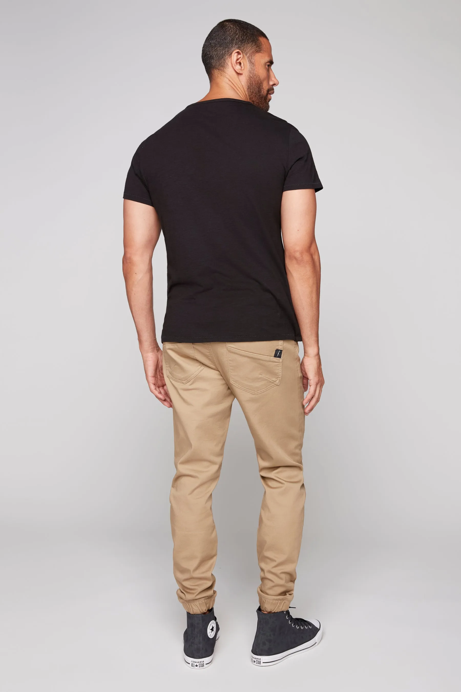 JAGGER - 5 Pocket Soft French Terry Classic Jogger - Beige