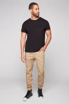 JAGGER - 5 Pocket Soft French Terry Classic Jogger - Beige