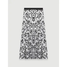 Jemo Skirt - White / Black